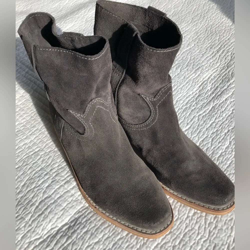 Sam Edelman Suede Booties - Picture 1 of 7